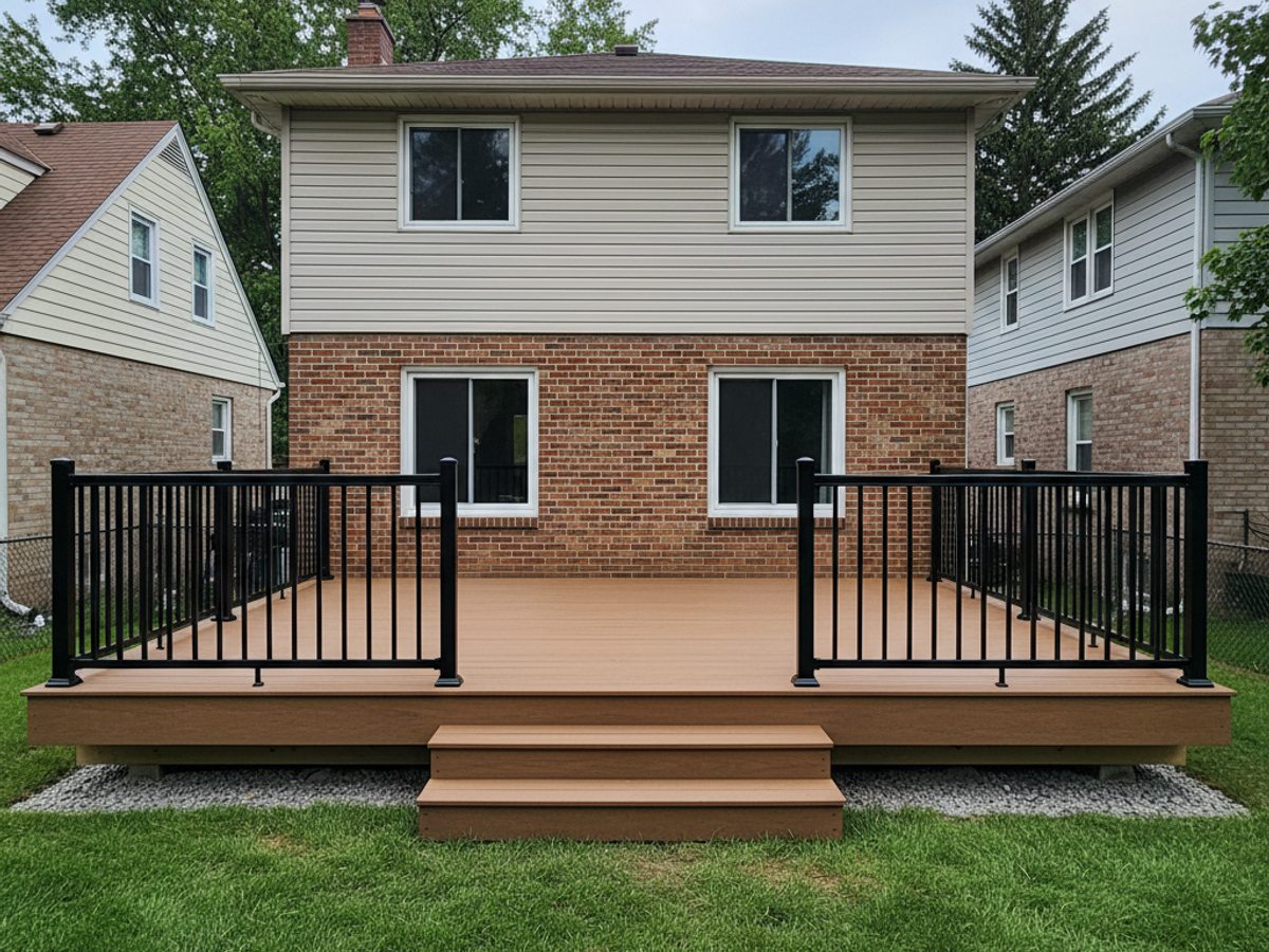 Deck Repair completed by Sunrise Deck Co in Racine, WI