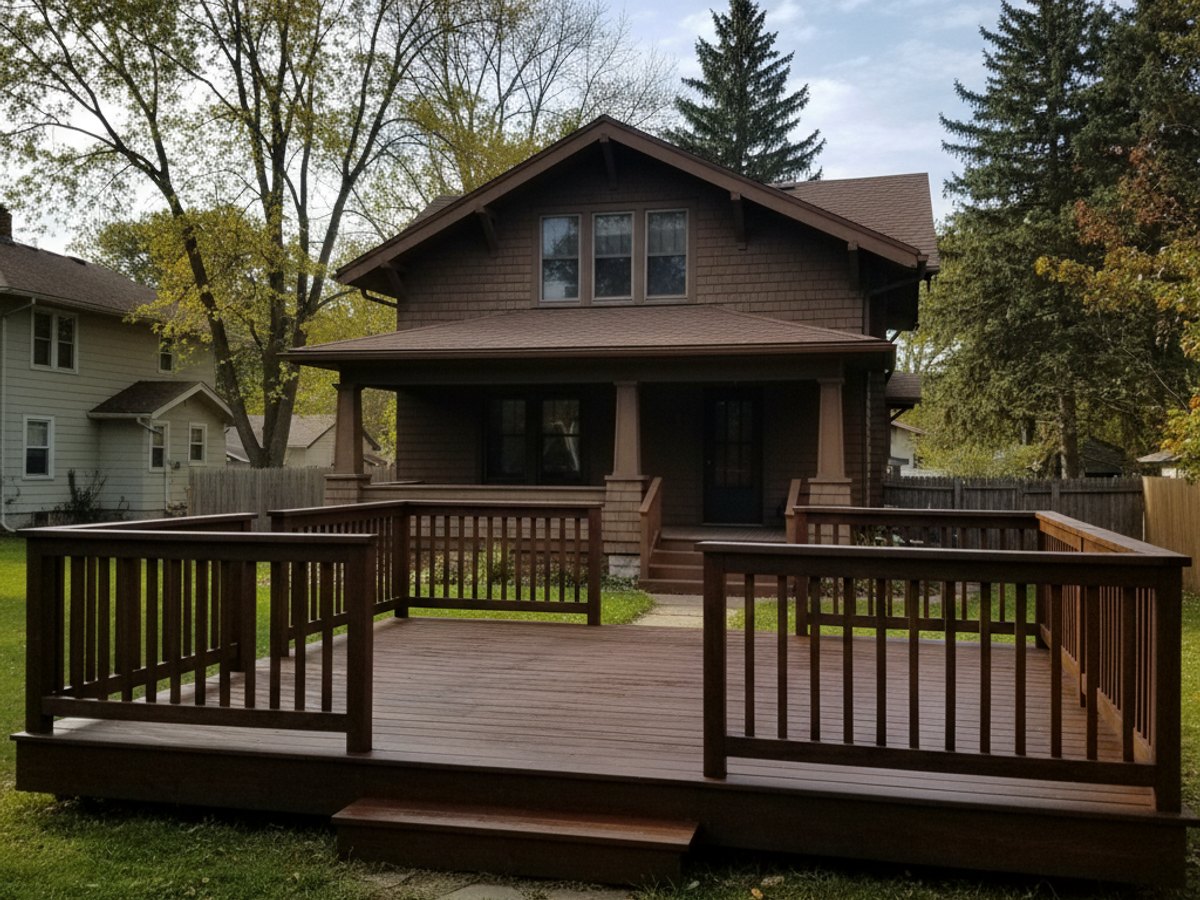 Screened-In Porch Construction completed by Sunrise Deck Co in Oak Creek, WI