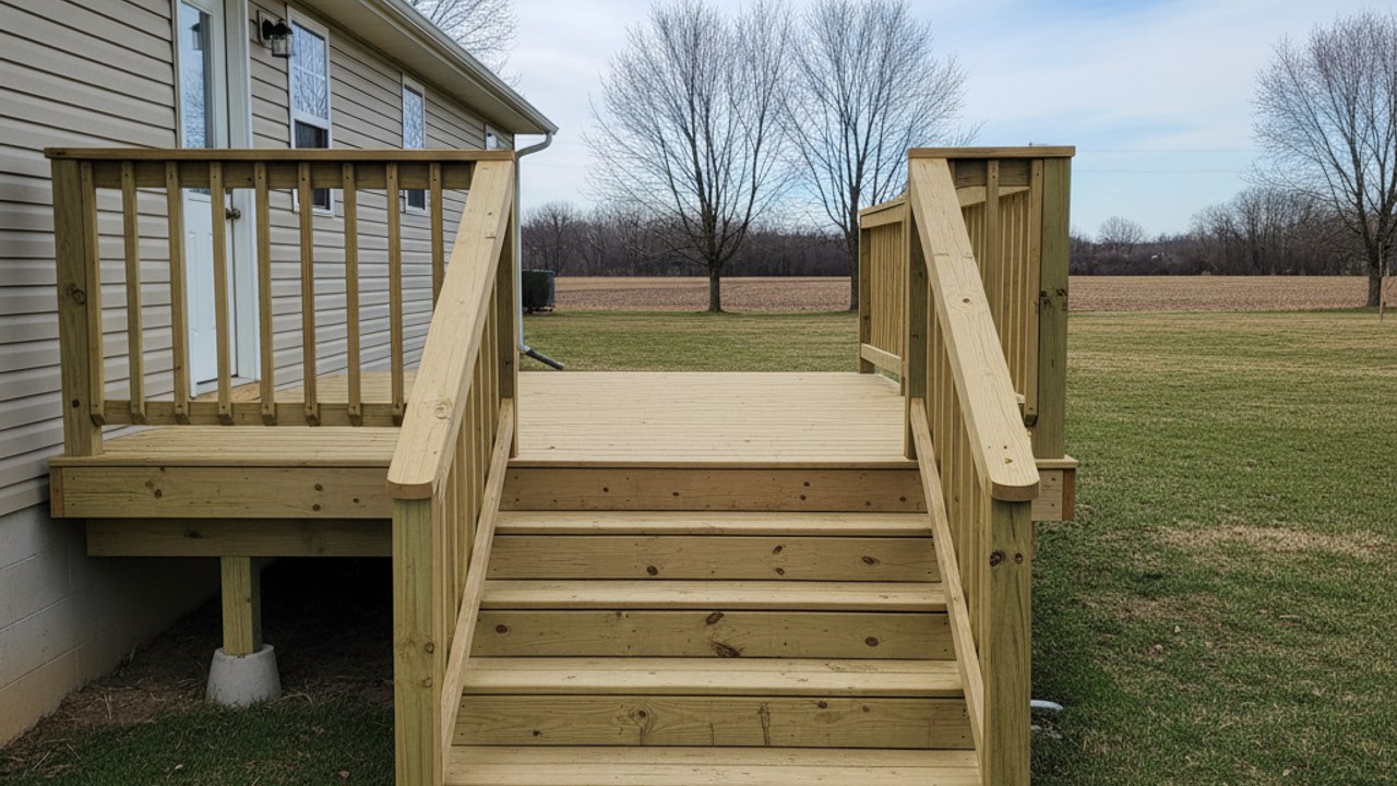 Deck Repair completed by Sunrise Deck Co in Oak Creek, WI